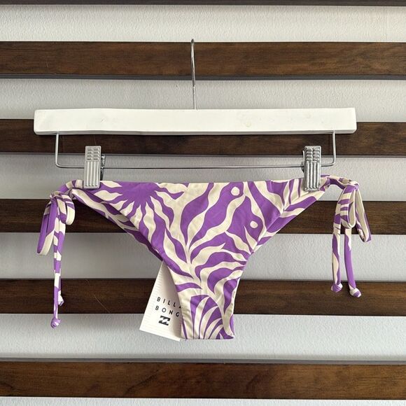 Billabong Wave Song Tie Side Tanga Skimpy Bottom - Picture 7 of 7